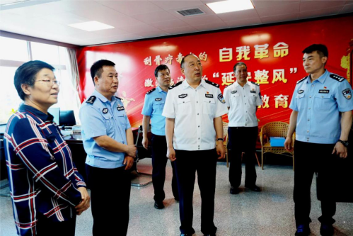 三門峽市副市長李紅念深入靈寶公安調(diào)研指導政法隊伍教育整頓試點工作