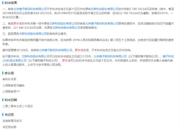 羅永浩敗訴 需賠償半導(dǎo)體公司278萬元